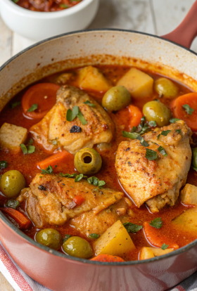Fricase de Pollo (Cuban Chicken Fricassee) Recipe