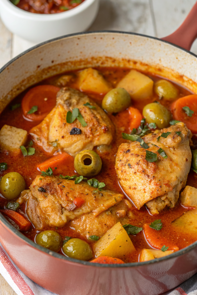 Fricase de Pollo (Cuban Chicken Fricassee) Recipe