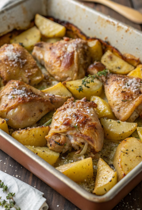 Greek Lemon Chicken With Potatoes Recipe