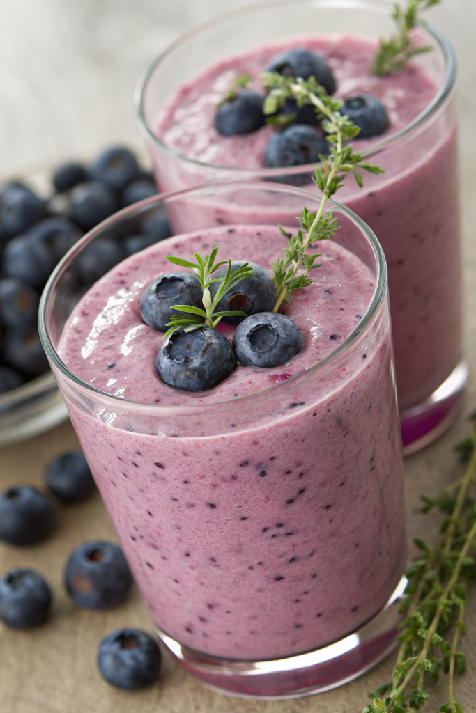 Healthy Blueberry Cucumber Smoothie Recipe