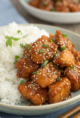 Honey Garlic Chicken Bites Recipe