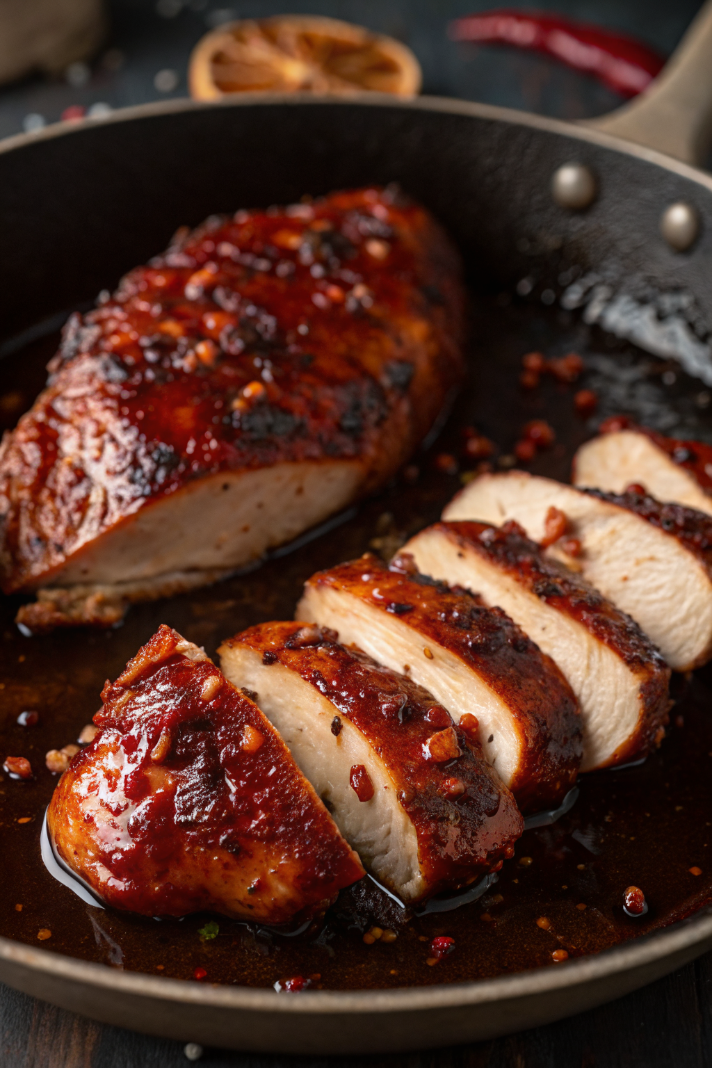 Hot Honey Baked Chicken Breasts Recipe