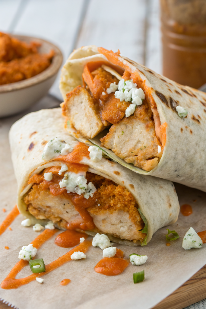 Hot Honey Buffalo Chicken Wraps Recipe