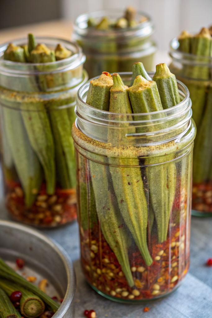How to Pickle Okra