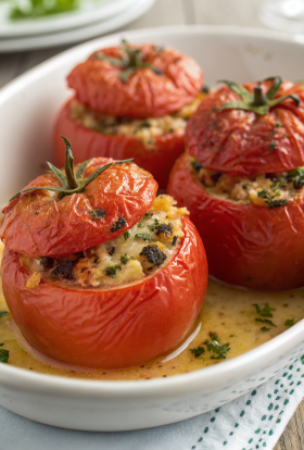 Mediterranean Stuffed Tomatoes Recipe