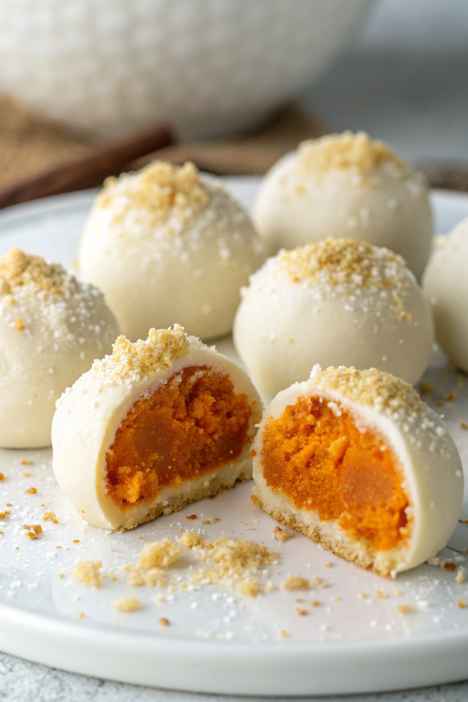 No Bake Pumpkin Cheesecake Balls Recipe