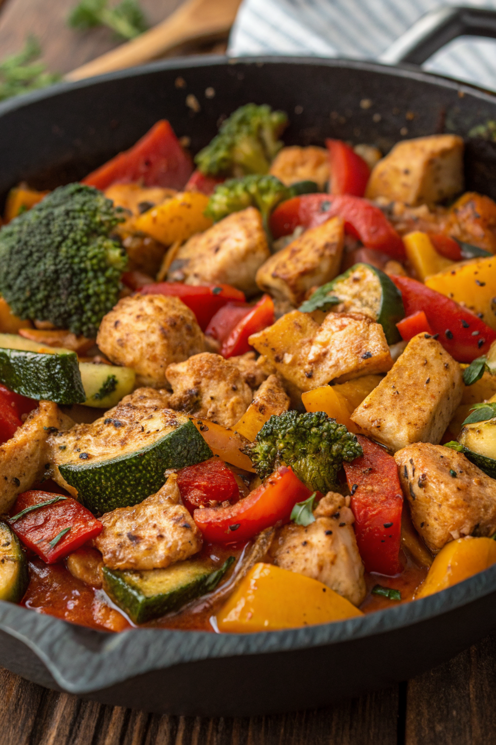 One Pot Chicken Vegetables Recipe