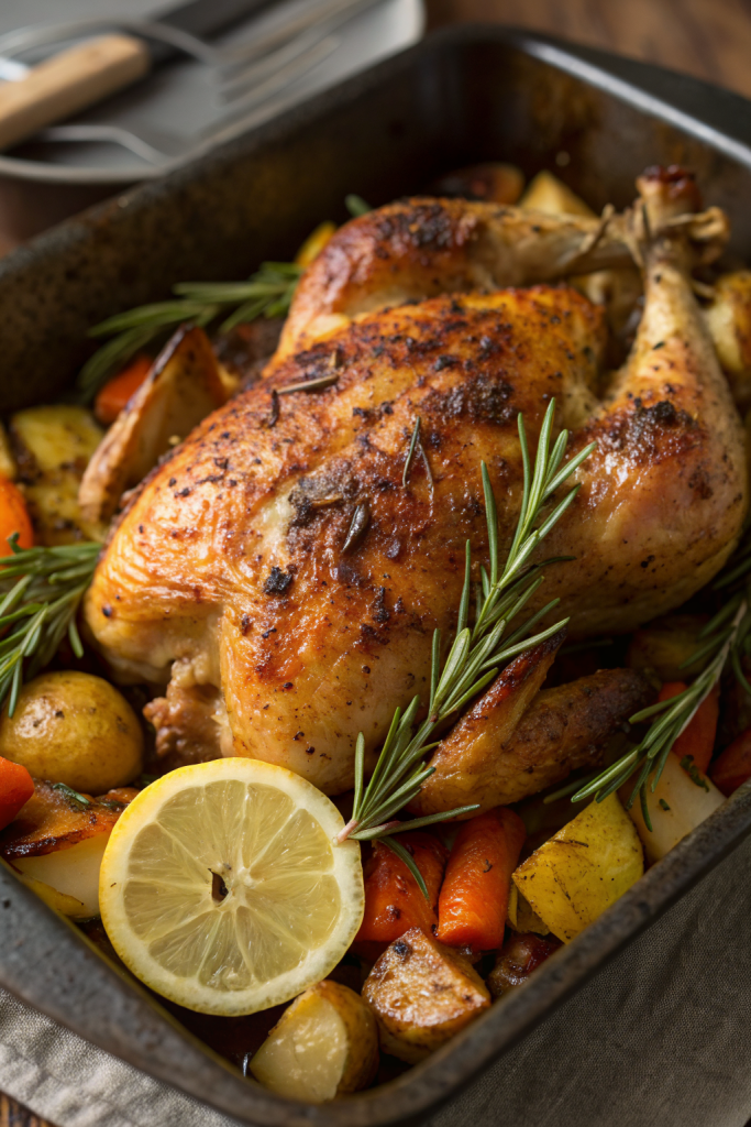 Oven Roasted Garlic Butter Chicken Recipe