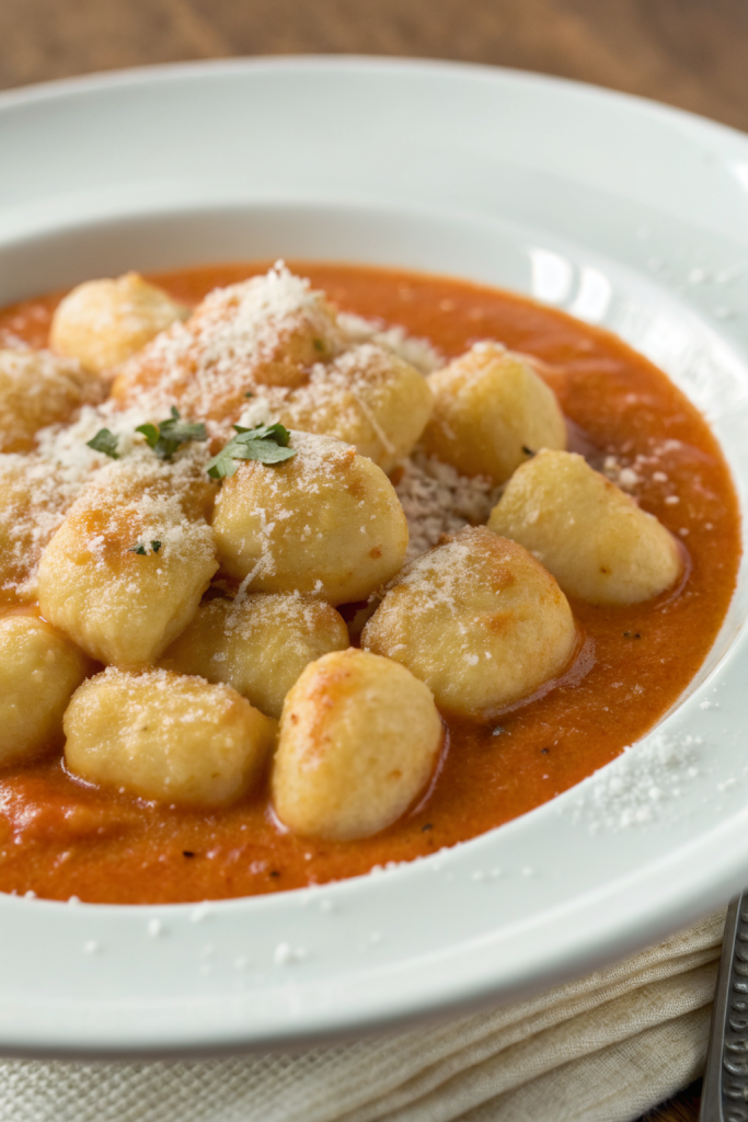 Pumpkin Gnocchi with Spinach and Sausage Recipe