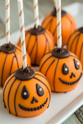 Pumpkin Marshmallow Lollipops Recipe