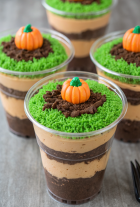 Pumpkin Patch Dirt Cups Recipe