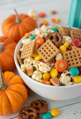 Scarecrow Crunch Snack Mix Recipe