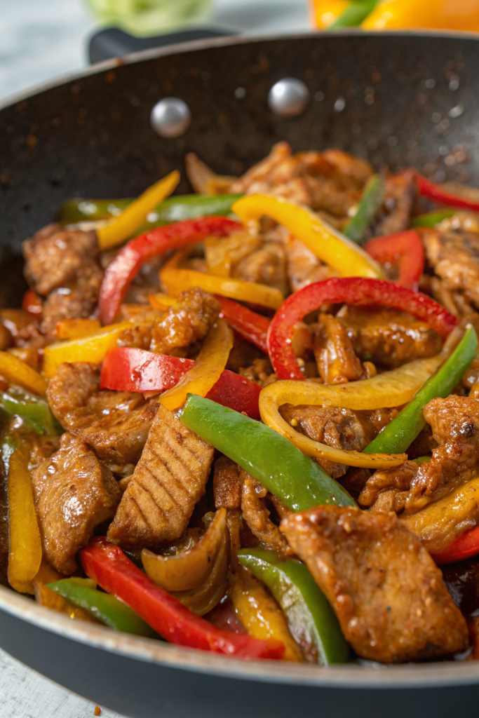 Spicy Chicken With Bell Peppers