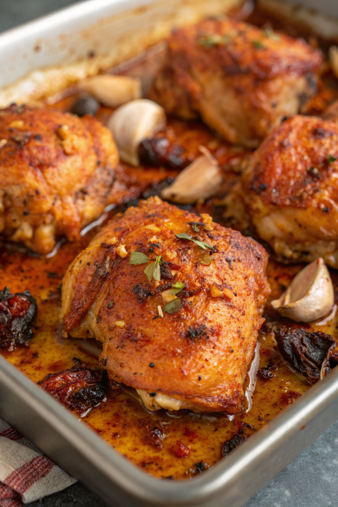 Spicy Mediterranean Chicken Thighs Recipe
