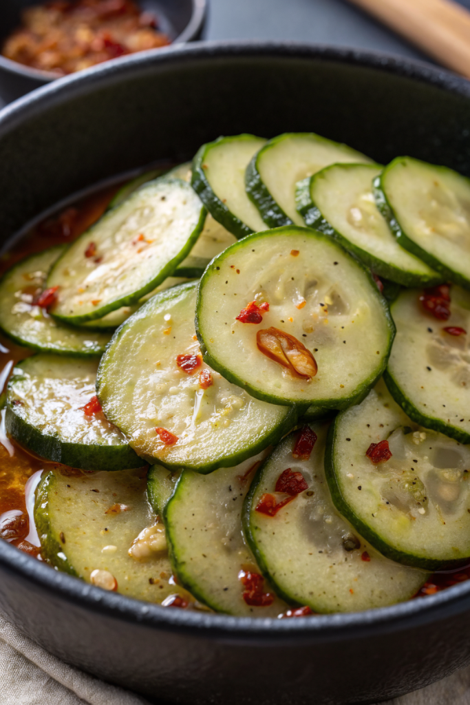 Spicy Peanut Cucumber Salad Recipe