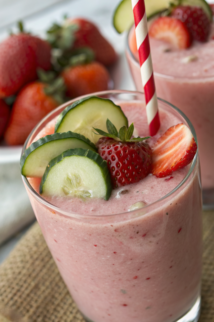 Strawberry Banana Cucumber Smoothie Recipe