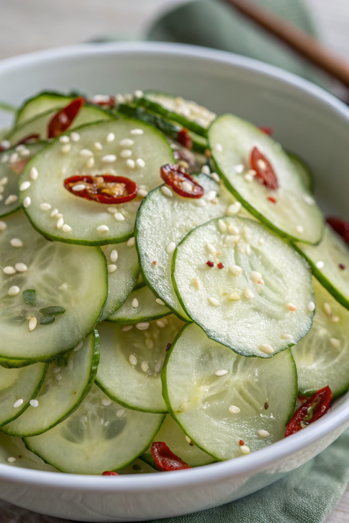 Tasty Asian Cucumber Salad Recipe