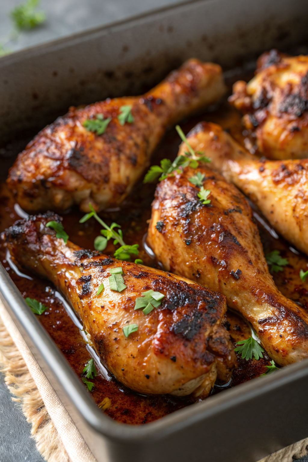 Baked Chicken Legs with Marinade