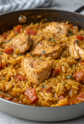 Cajun Chicken Orzo Recipe