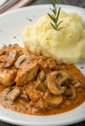 Chicken in Mushroom sauce Recipe
