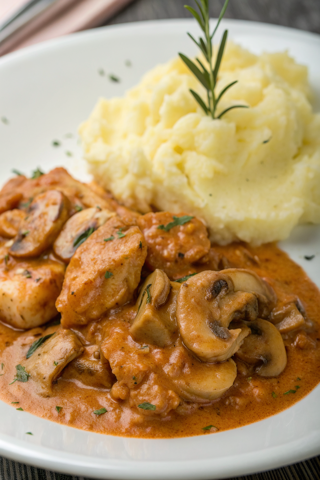 Chicken in Mushroom sauce Recipe
