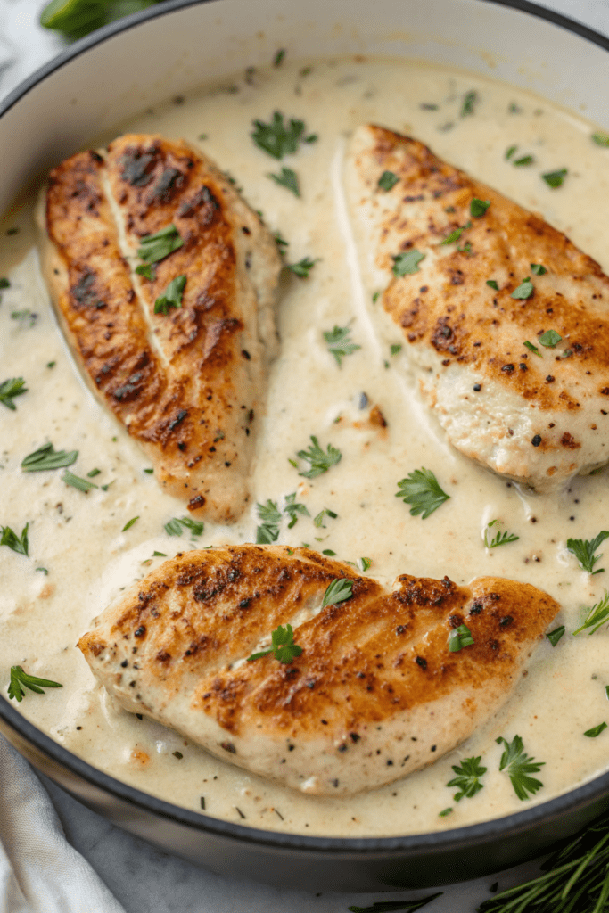 Creamy Garlic Parmesan Chicken Recipe