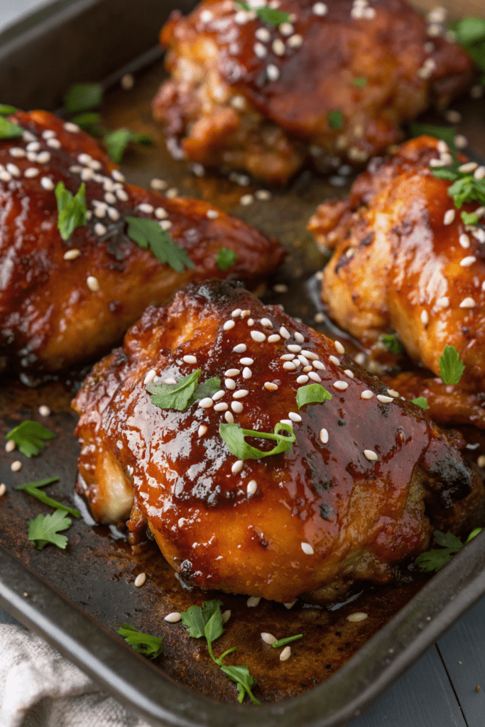 Crispy Hoisin Chicken Thighs Recipe