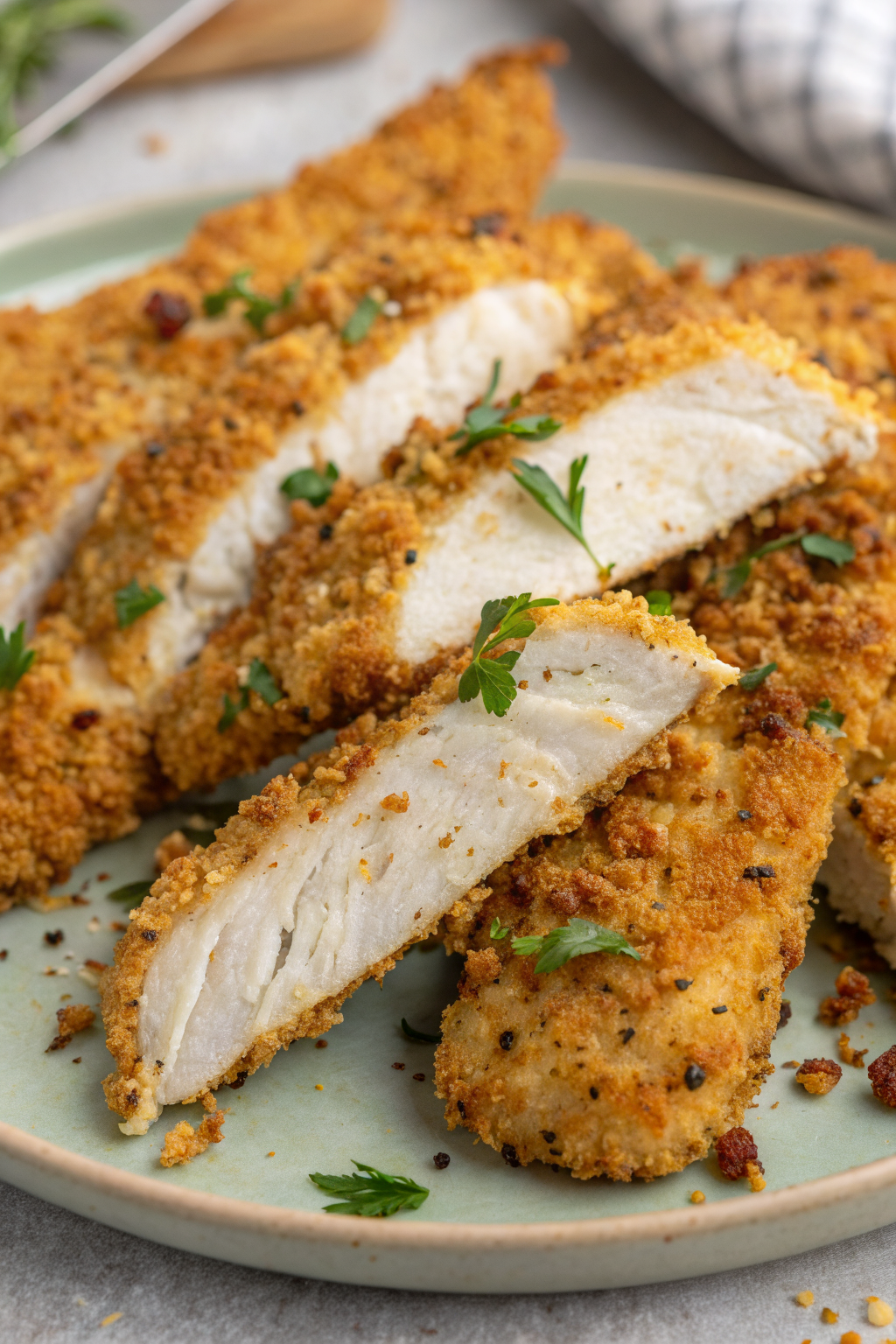 Crispy Homemade Baked Chicken Tenders Recipe
