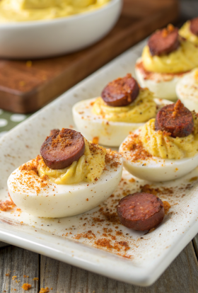 Deviled Eggs Hot Dogs Recipe