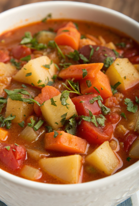 Fall Harvest Vegetable Soup Recipe