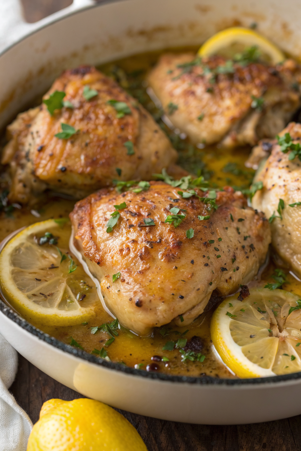 Greek Lemon Chicken Thighs Recipe