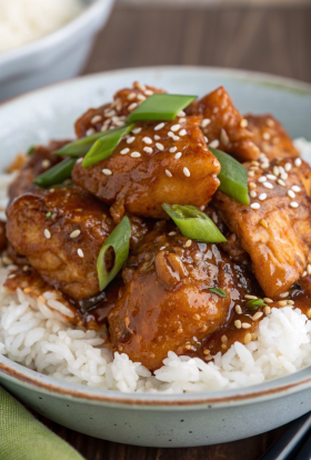 Honey Garlic Slow Cooker Chicken Thighs Recipe