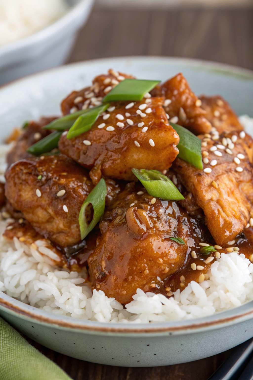 Honey Garlic Slow Cooker Chicken Thighs Recipe