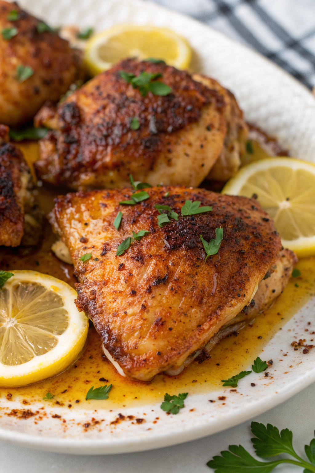 Lemon Paprika Roast Chicken Thighs Recipe