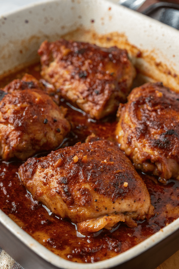 Oven Baked Boneless Skinless Chicken Thighs Recipe