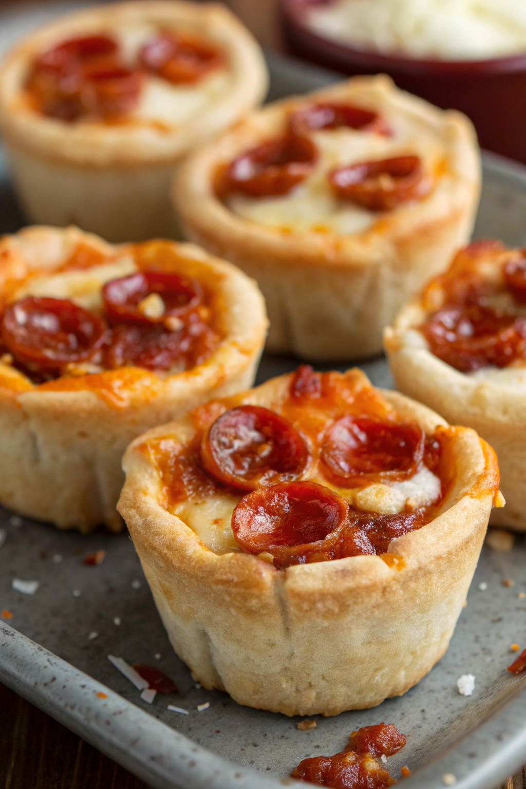 Pepperoni Pizza Muffins Recipe