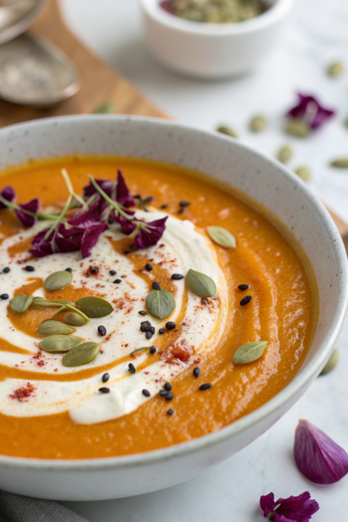 Pumpkin Turmeric Ginger Soup Recipe