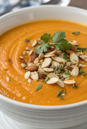 Roasted Sweet Potato Soup Recipe