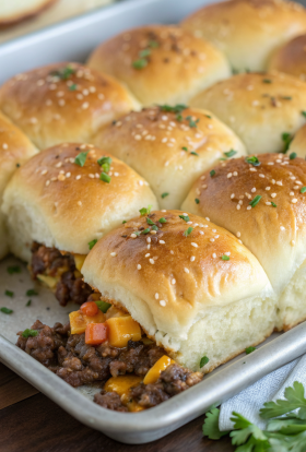 Savory Garlic Parmesan Cheeseburger Bombs Recipe