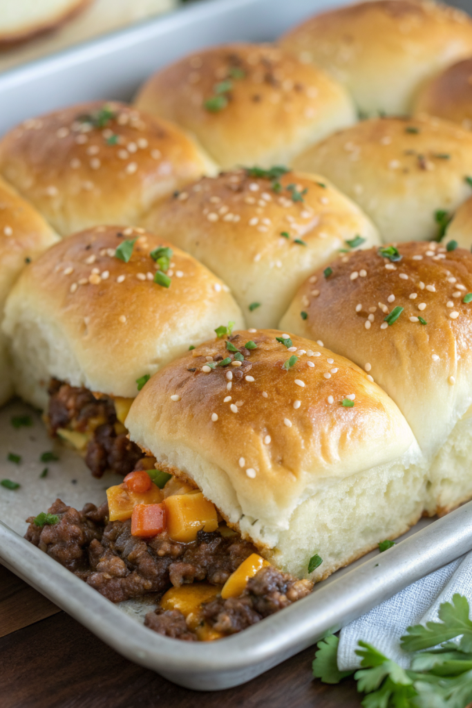 Savory Garlic Parmesan Cheeseburger Bombs Recipe