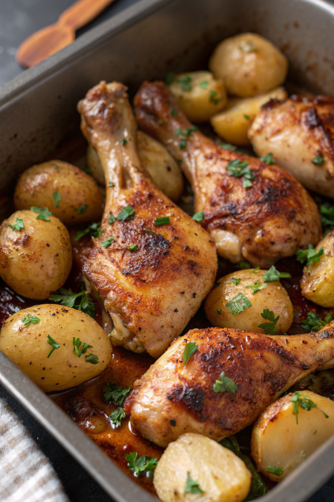 Sheet Pan Chicken Potatoes Recipe