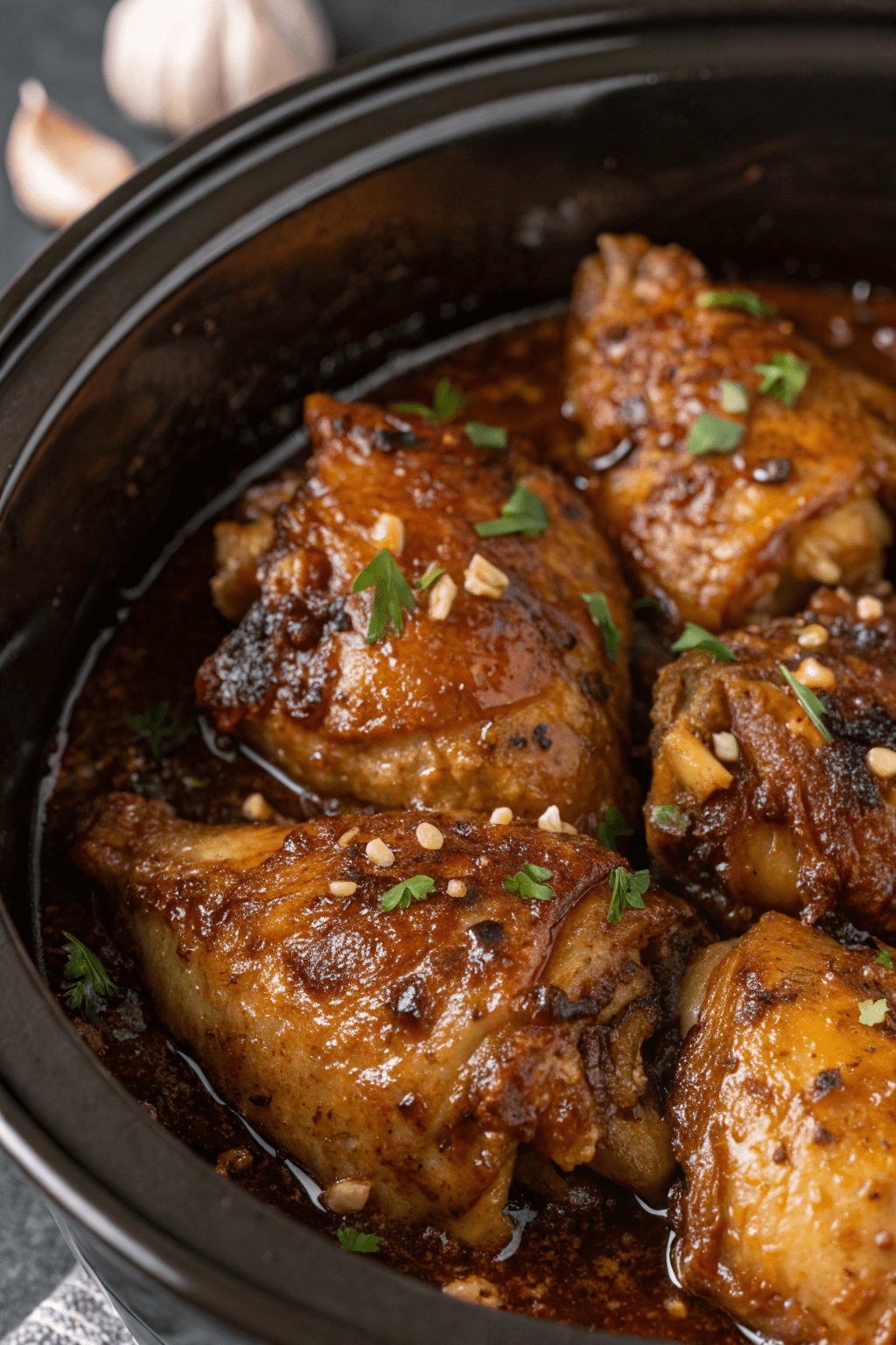 Slow Cooker Brown Sugar Garlic Chicken Recipe
