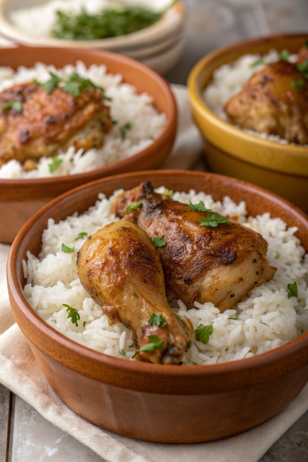 Smothered Chicken and Rice Recipe