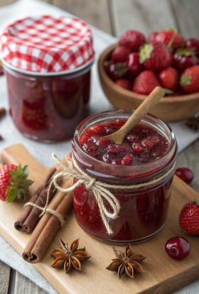 Strawberry Cranberry Jam Recipe
