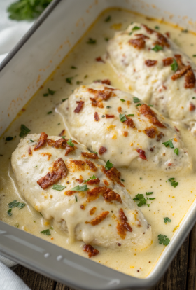 Cheesy Sour Cream Chicken Recipe