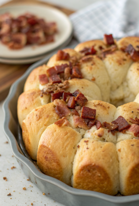 Chicken Alfredo Monkey Bread Recipe