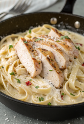 Chicken Fettuccine Alfredo Recipe