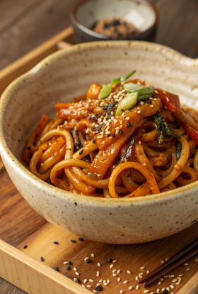 Chilli Garlic Udon Recipe