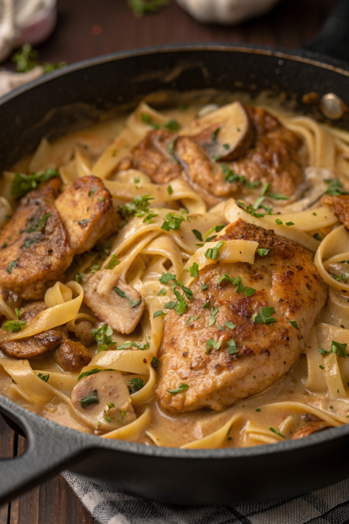 Creamy Chicken Stroganoff Recipe