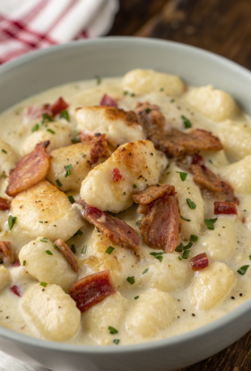 Creamy Crac Chicken Gnocchi Recipe